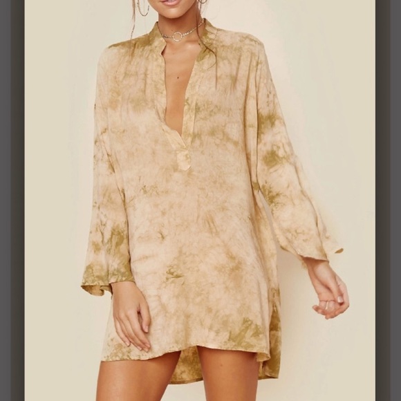 Blue Life Dresses & Skirts - Planet Blue Blue Life Tie Dye Coverup Dress